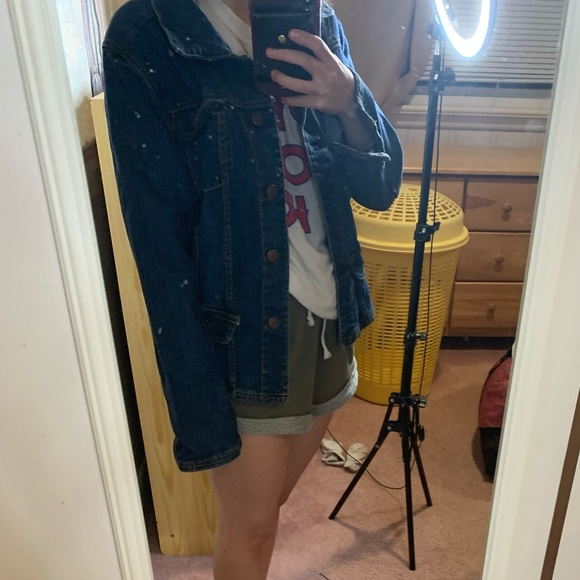 jean jacket, like new - Picture 2 of 6